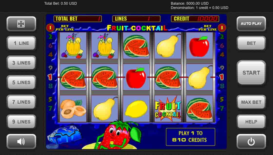 Играть игровые автоматы клубника fruit cocktail rus. Strawberry Slot.